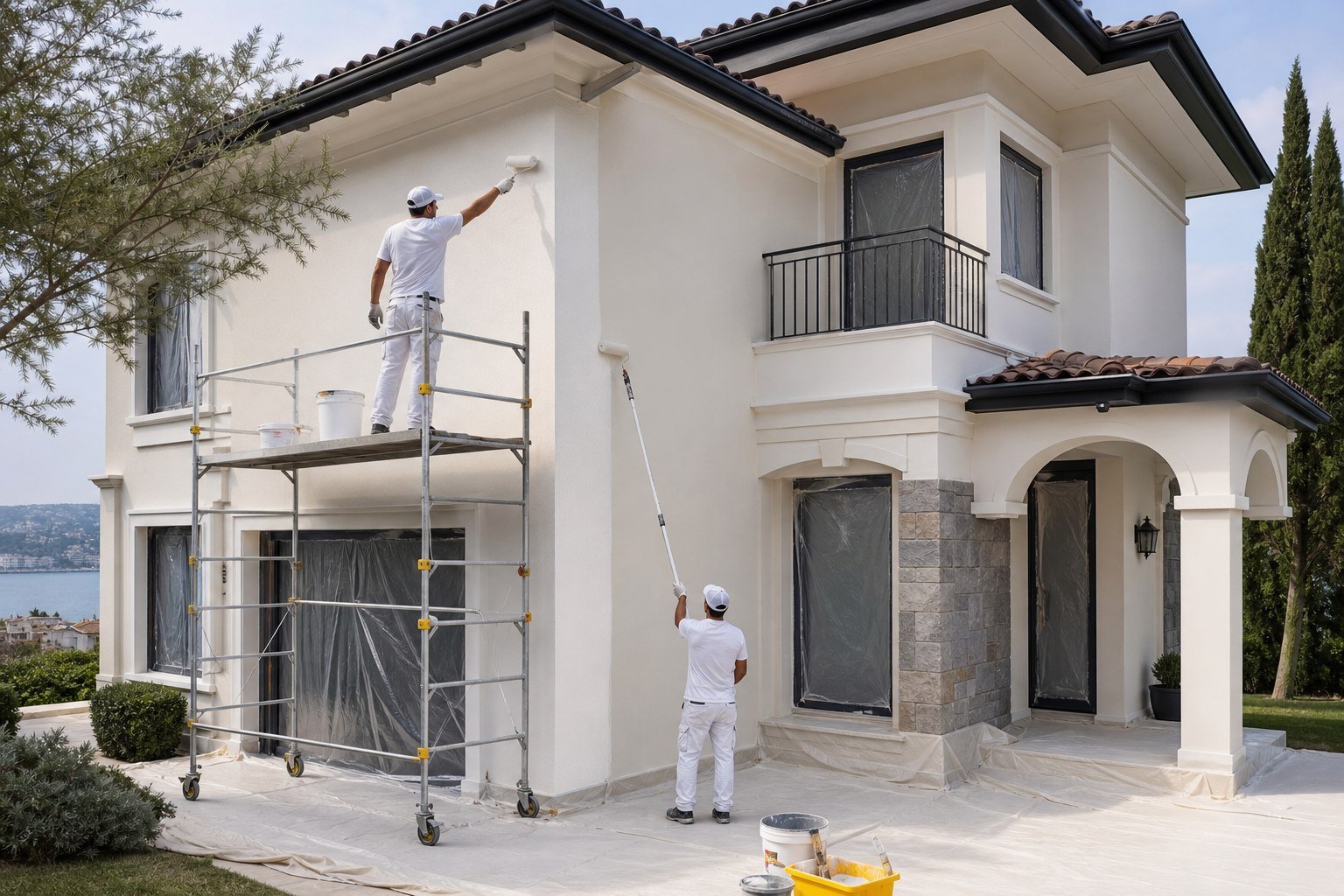 Villa Boyama için temsili uygulama görünümü